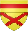 Armes de Servais (coupé à la fasce)