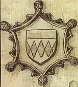 Armes de la famille de Saite Marthe