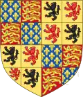 Blason de Philippa de Hainaut.