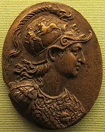 Médaillon à l'effigie d'Alexandre, XVIe siècle.