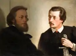 Frères Tarnowski, à gauche Władysław, à droite Stanisław