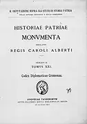 t. XXI : Codex diplomaticus Cremonae (1895)