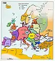 L'Europe à l'époque de la guerre de Cent Ans.