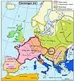 Charlemagne, les Slaves et l'arrivée des Bulgares. Gallo vient du germanique Walha (« non-germain ») comme « Galles », « Wallons » et « Valaques ».