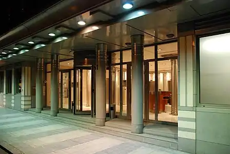 Immeuble Dexia, square de Meeus 1(Atelier d'Art urbain, 2000).