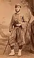 Athanase de La Rochette, en uniforme de zouave pontifical