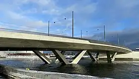 Le pont de l'Atlantique en février 2022.