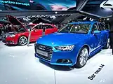 A4 berline et Avant en première au Salon de l'automobile de Francfort 2015.