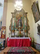 Autel de sainte Barbe et du Bon Bernard(XVIIIe siècle).