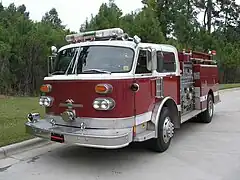 A 1979 American LaFrance 1000 Century Series Pumper.