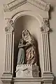 Statue de saint Anne et de la Vierge enfant.