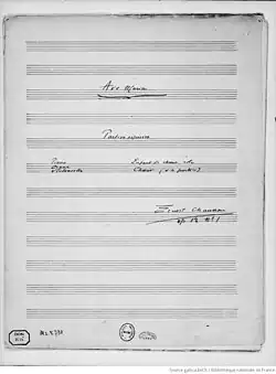 Image illustrative de l’article Trois motets, op. 12 de Chausson