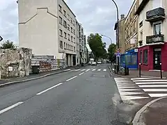 L'avenue en juillet 2023.