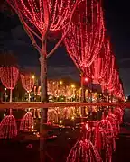 Autre illuminations de Noël sur l'avenue (décembre 2020).