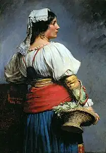 La Fleuriste italienne (1882), musée national de Varsovie.
