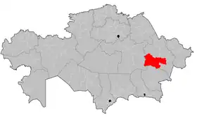 Localisation de District d'Aïagouz
