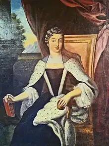 Portrait de Béatrix Hieronyme de Lorraine-Lillebonne, abbesse de Remiremont (XVIIIe siècle)