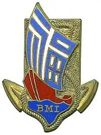Insigne du bataillon de marche indochinois.