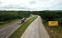 BR-163 / 364, tronçon en double entre Cuiabá et Rondonópolis