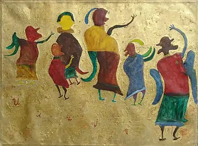 L'Arrivée des cosmonautes sur la Lune.