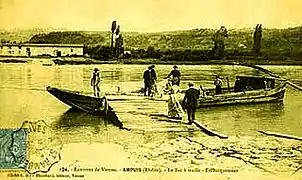 Bac à traille d'Ampuis.