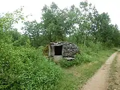 Une gariotte (abri en pierres sèches)