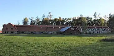 La porcherie était l'ancien bâtiment d'élevage du manoir.