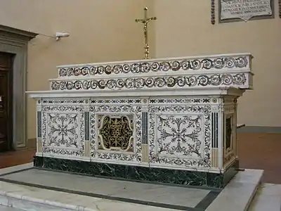 Maître-autel de Giovan Battista Cennini.