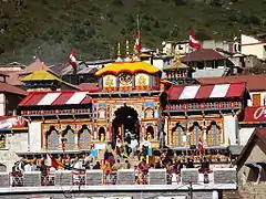 Temple de Badrinarayan à Badrinath.