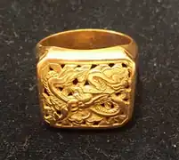 Bague d'or du Grand Prix International Solenzara de Poésie