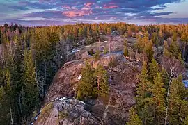 Rochers d'Högberget.