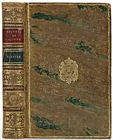 Un volume de l'édition in-8