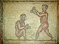 Pugilistes aux prises, Thuburbo Majus, IIIe siècle.