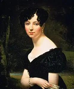 Portrait d'une dame, dit aussi Portrait de la baronne de  Pontalba, 1828, Tokyo, musée d'art Fuji (en).