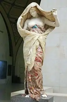 La Nature se dévoilant à la Science (1899), marbre polychrome, Paris, musée d'Orsay.