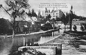 Vue des destructions bas-village.