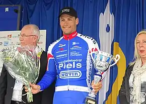 Jeff Vermeulen, vainqueur de la 2e étape.