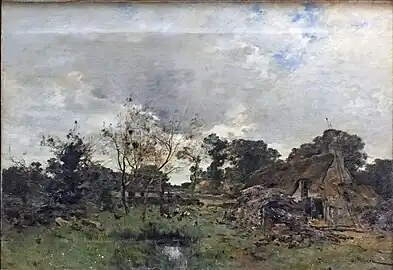 Une ferme dans les bois, Carcassonne, Musée des beaux-arts.