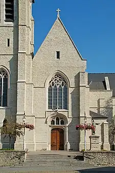 Détail de la façade occidentale.