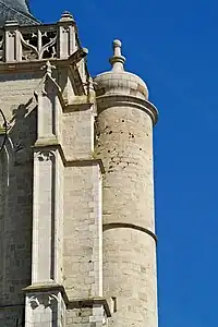 Sommet de la tourelle.