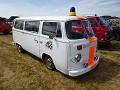 Une Volkswagen T2 combi de la Gendarmerie belge