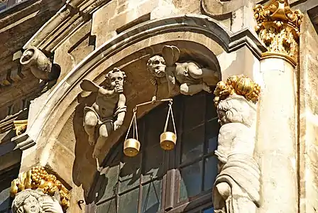 La balance qui donne son nom à la maison.