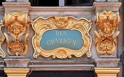 Cartouche « Den Cruywagen ».