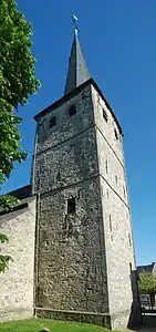 Face nord de la tour.