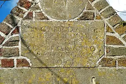 Notre-Dame des Fièvres et de Consolation, priez pour nous.