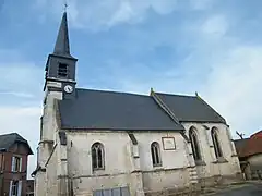 L'église Saint-Martin, côté sud.