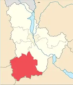 Localisation de Raïon de Bila Tserkva