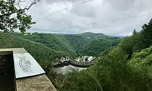 Belvédère du barrage de Marèges (conception, aménagement, illustration)