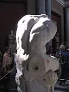 Torse du Belvédère, sculpture hellénistique, en marbre, conservé au musée Pio-Clementino, Vatican, daté du Ier siècle av. J.-C.