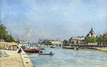 Paris, le pont des Arts par Stanislas Lepine